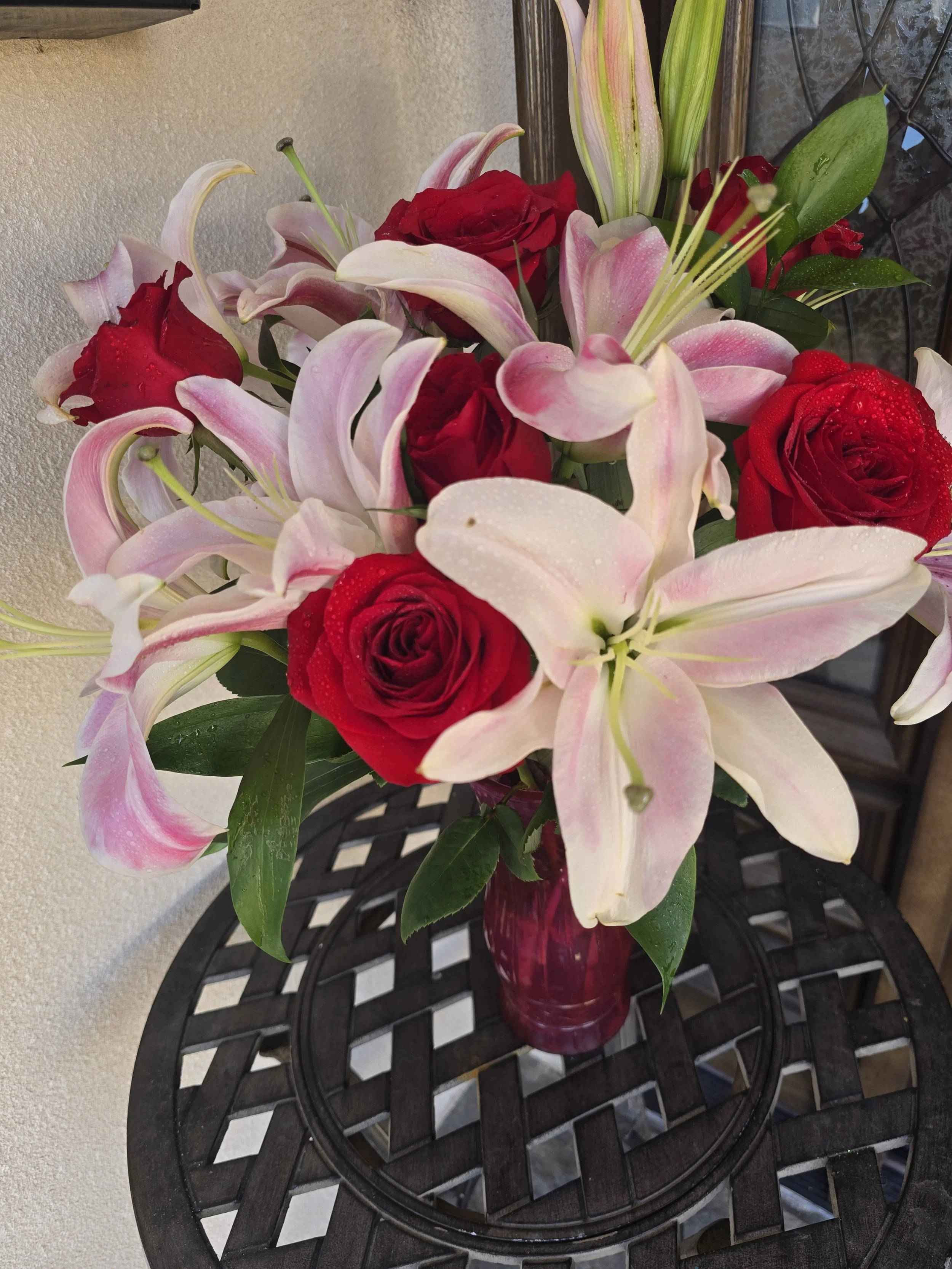 Timeless Elegance Rose & Lily Bouquet