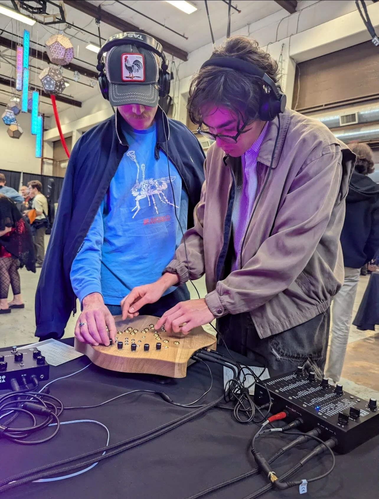 Day one of Portland @synthexpo with @controlvoltage and the SOMA US Team! Thank you for coming out, can&rsquo;t wait to see you tomorrow!