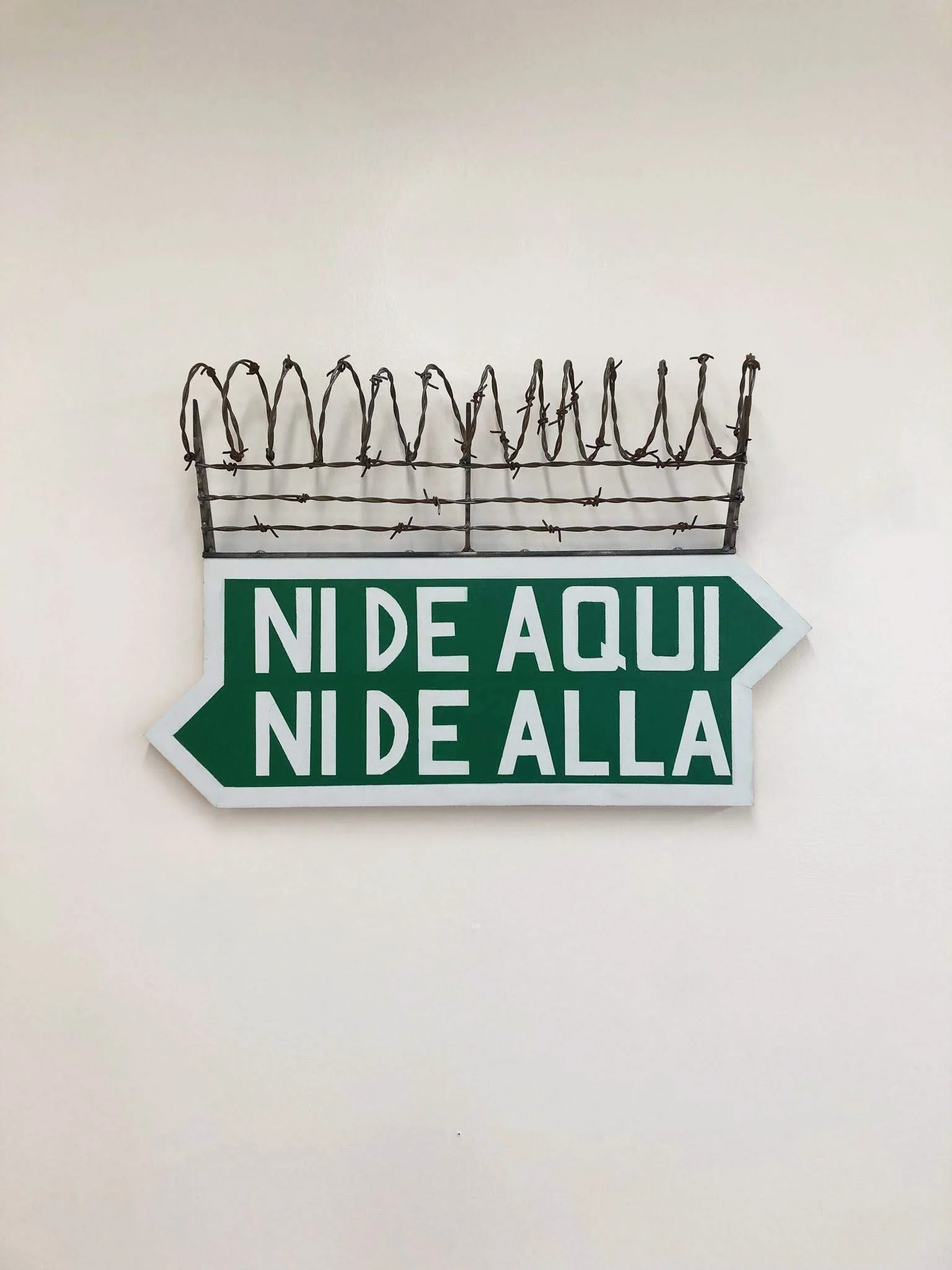 Ni De Aqui, Ni De Alla, 2018, Mixed Media