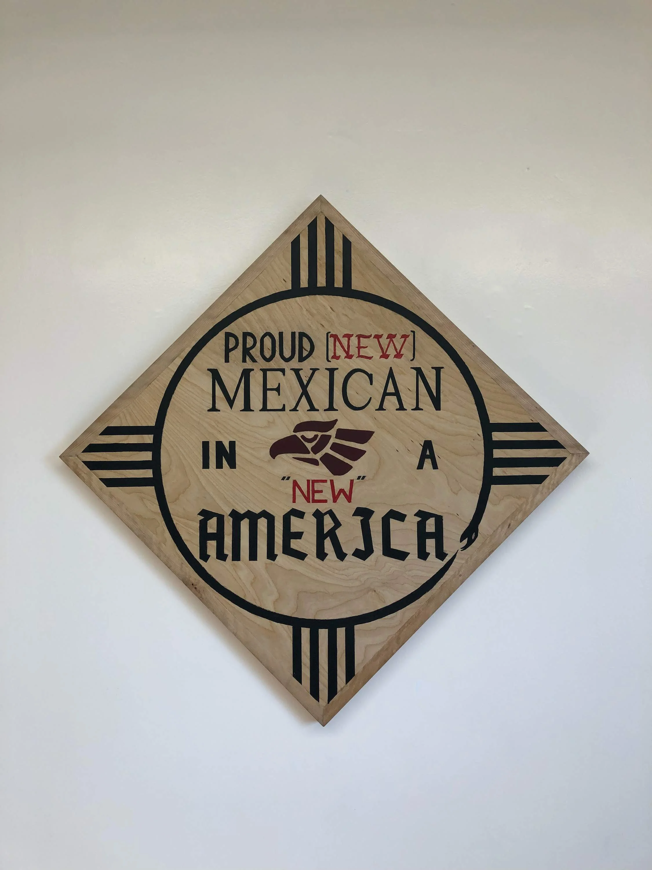 Contradictory States, 2018, Painted Wood Panel