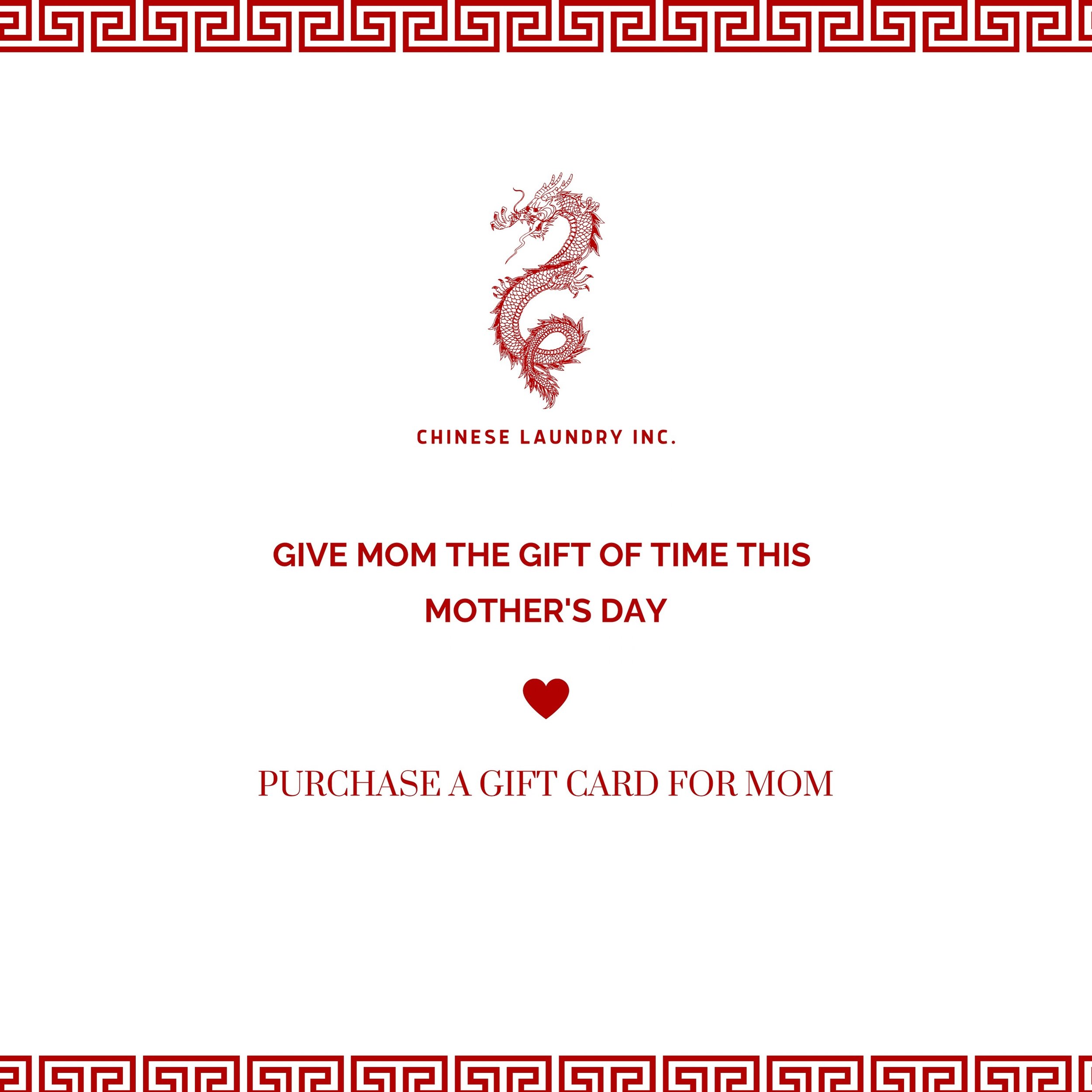 Give Mom the gift of time this Mother&rsquo;s Day❤️

We pickup &amp; deliver all over Manhattan 
Financial District - 110th Street 
.
.
.
#enterthedragon #laundry #washandfold #washandpress #handfinished #handmade #dryclean #nyc #newyorkcity #mahnatt