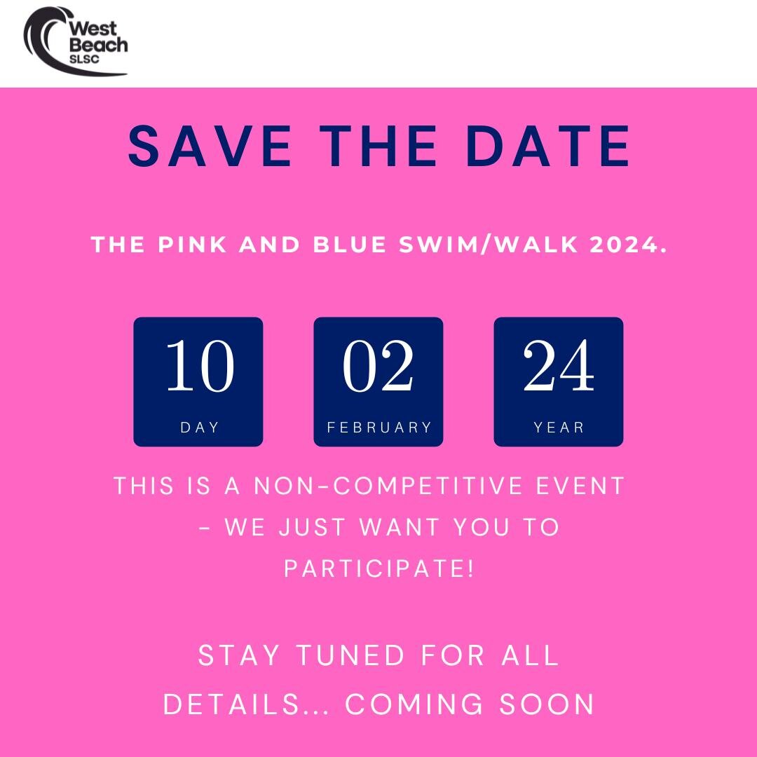 Make sure this date is in your diary for 2024. Entries open soon. #pinkandblue, #doingitforthecommunity, #standrewshospitalfoundation