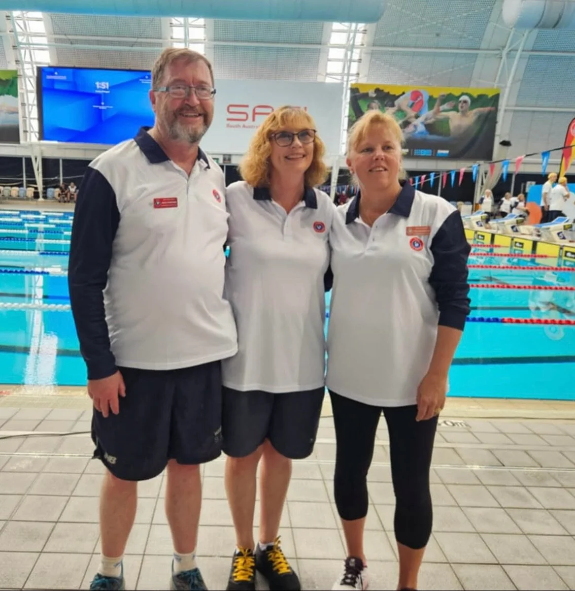 Watching Westies do what they do best from the best seats in the house 🩵💙

THANK YOU TO OUR INCREDIBLE OFFICIALS Brian Burrowes, Rachel Bell and Christine Newberry for officiating at the Surf Lifesaving Australia 2025 Pool Rescue Championships in A