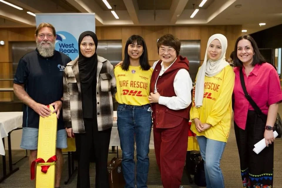 On Wednesday, West Beach SLSC were invited to attend the Australian Migrant Resource Centre Annual Youth Forum 💙🩵
 
From amrc.org.au:

&ldquo;This annual event brings together young people from migrant and refugee backgrounds to share their journey