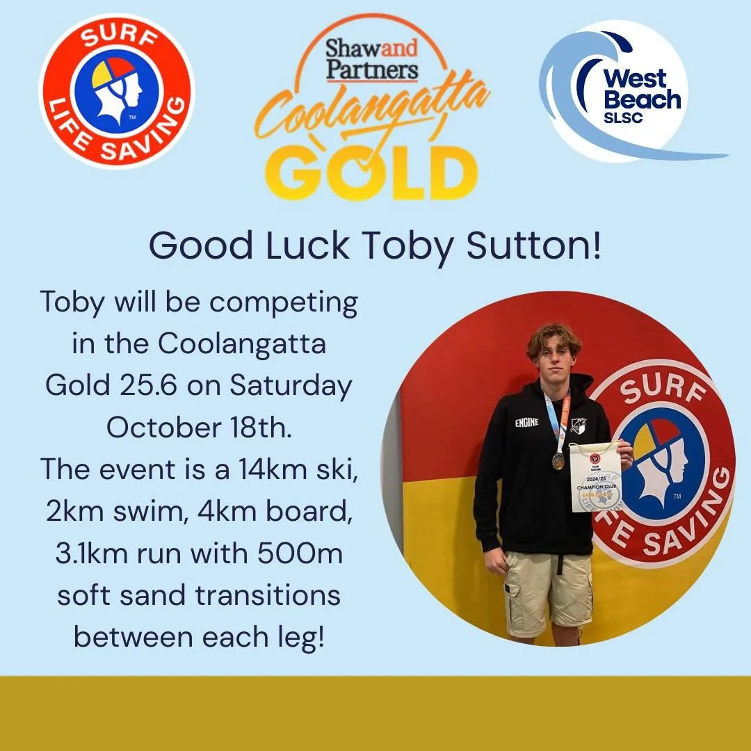 Less than two weeks to the 2025 SHAW AND PARTNERS COOLANGATTA GOLD 🔥

Our second competitor taking on this year&rsquo;s gruelling race is our second youngest competitor, Toby Sutton. Toby is competing in the Coolangatta Gold 25.6. 

Toby has been tr