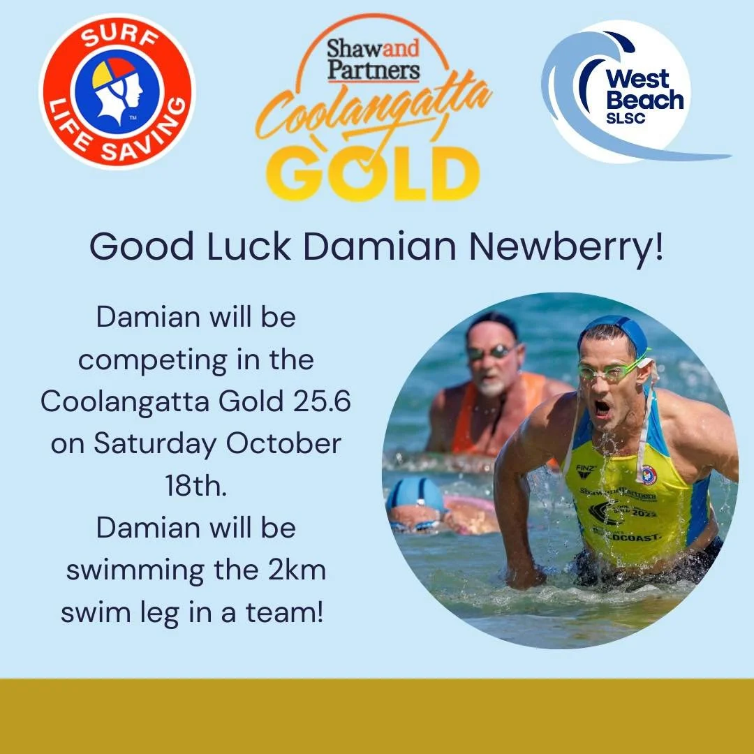 4 days to go to the 2025 SHAW AND PARTNERS COOLANGATTA GOLD 🔥

Our fourth competitor taking on this year&rsquo;s gruelling race is Damian Newberry. Damian is competing in a team event where he is taking on the swim leg in the Coolangatta Gold 25.6. 