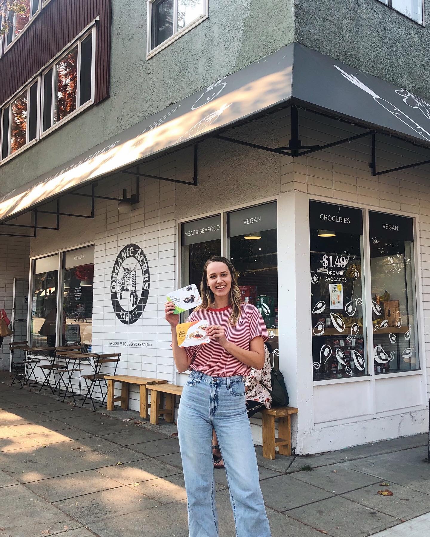 We&rsquo;re in Organic Acressss 🎉 

In the little freezy at the end, to be specific, along with lots of @earnesticecream 

They also carry my four top vegan cheeses. It&rsquo;s thrilling.

So lucky to have such great little grocers like this on Main