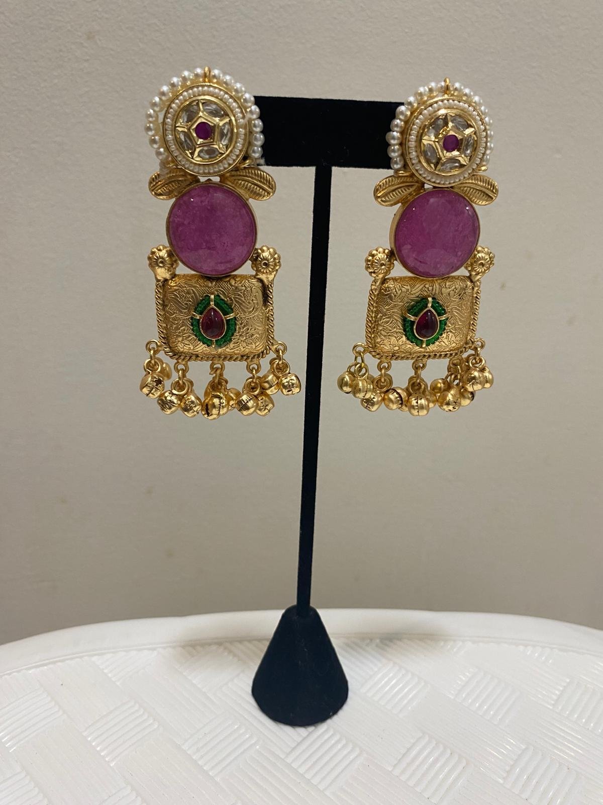 Multi earrings with bells