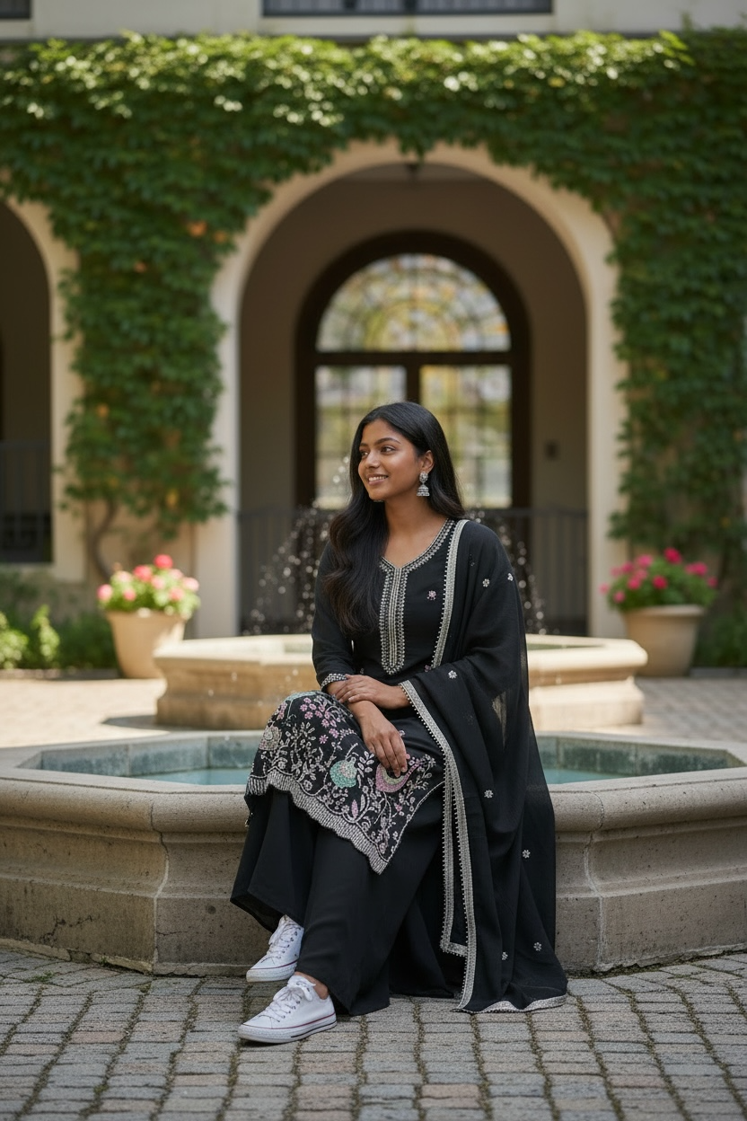 Georgette Sharara Suit