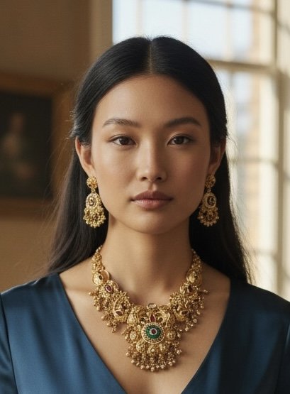 Heritage Elephant and Peacock Design