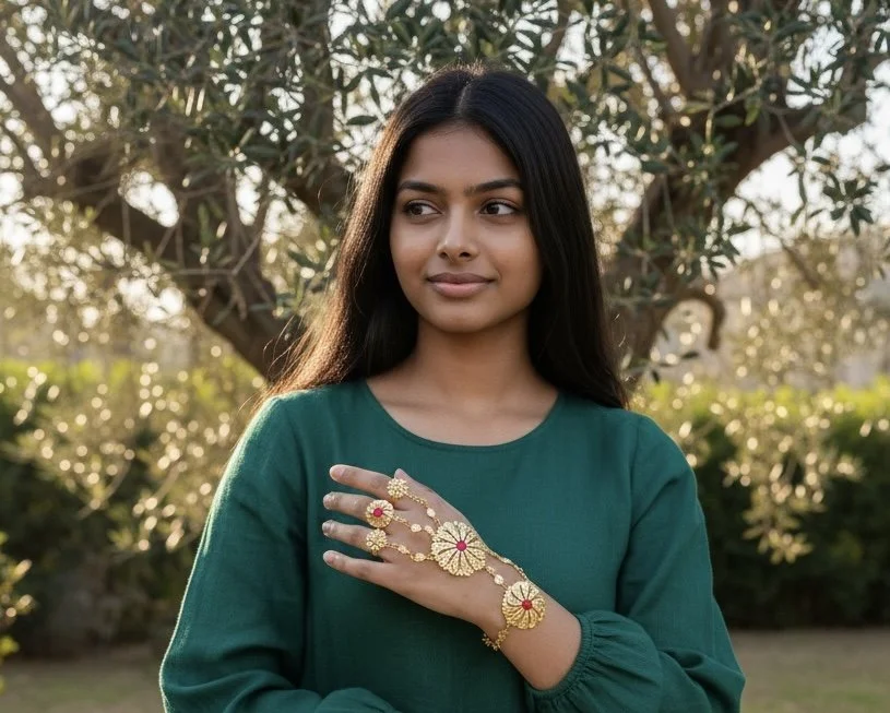 Traditional Hand Chain Bracelet