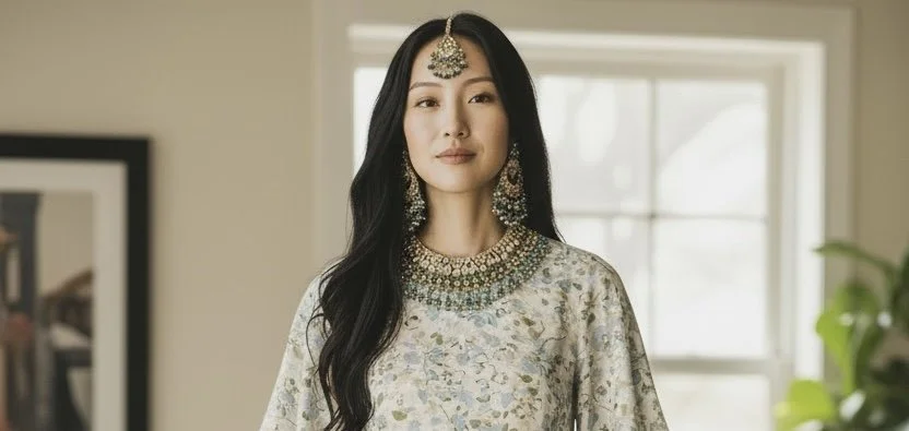 Green Crystal Bead Set