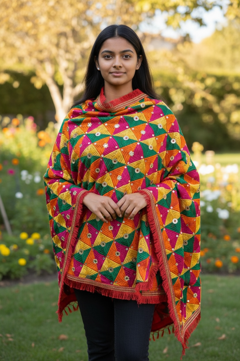 Multi Colour Phulkari