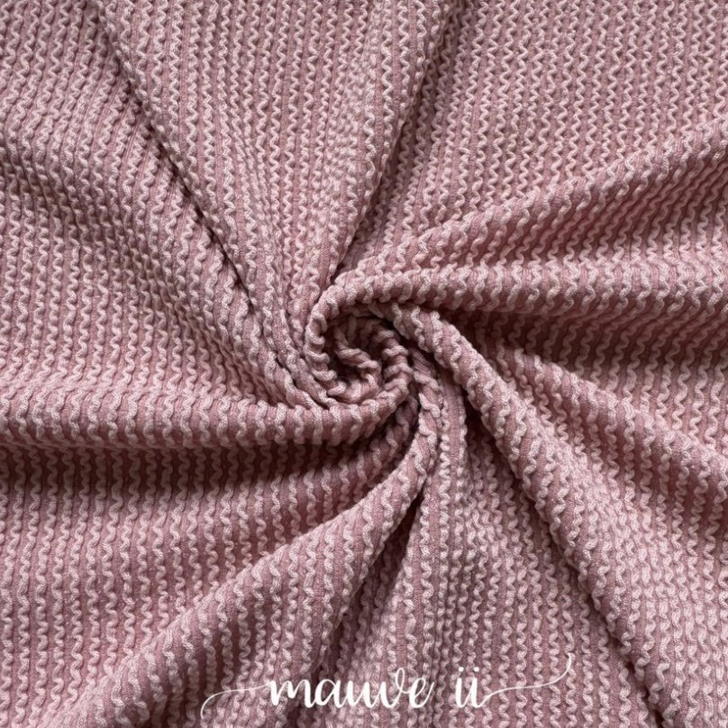 MAUVE II WAVED RIB