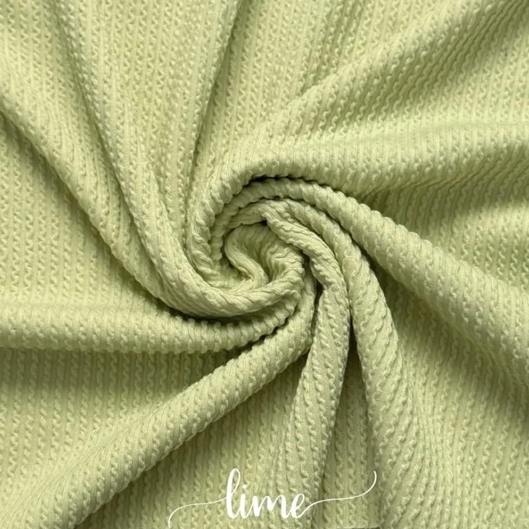 LIME WAVED RIB