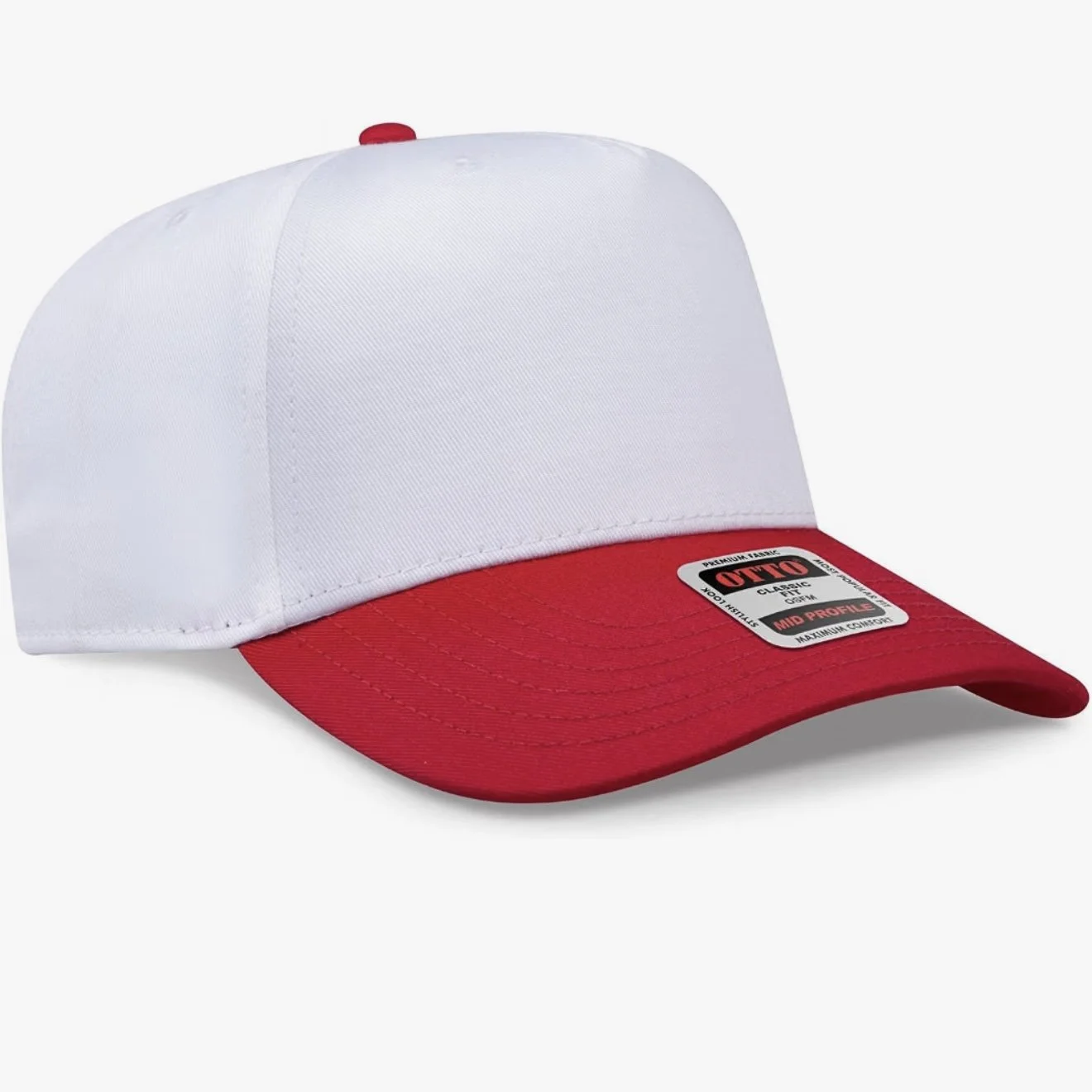RED & WHITE SNAPBACK HAT