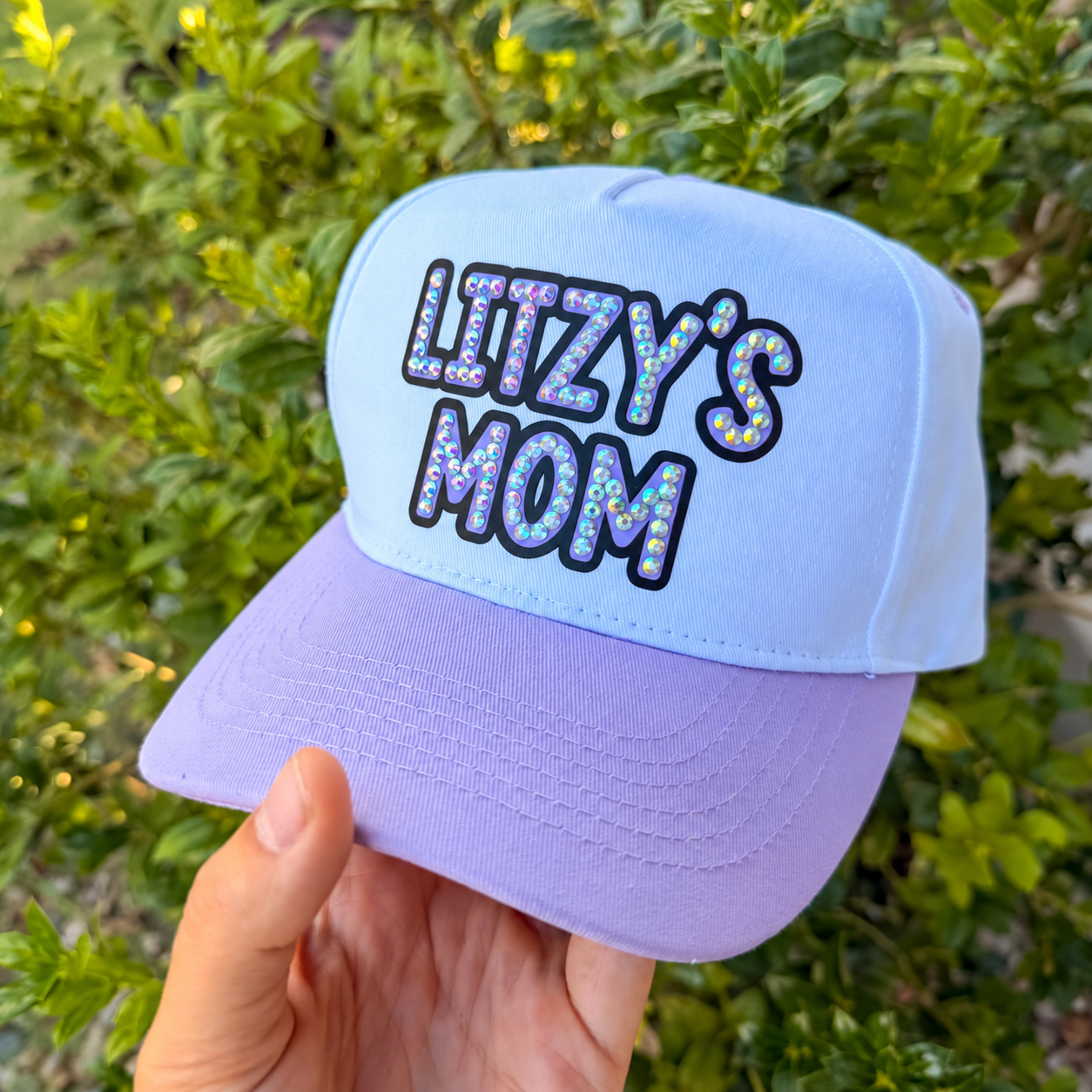 LIGHT PURPLE & WHITE SNAPBACK HAT