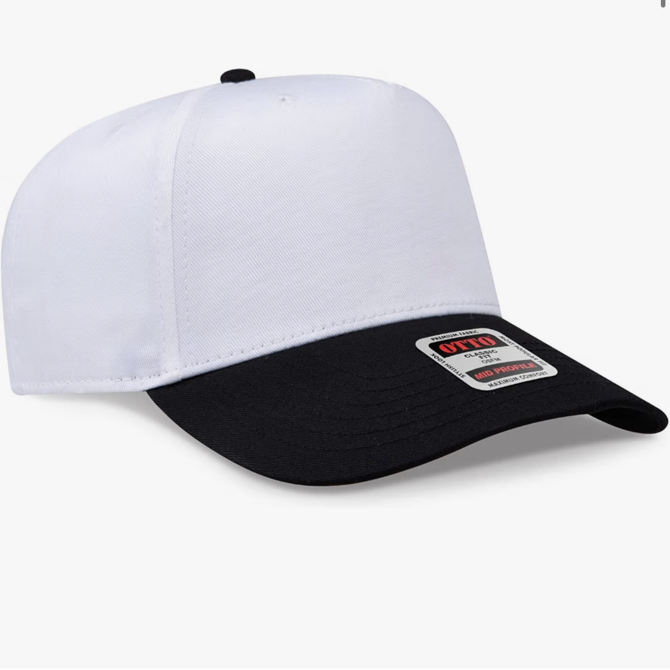 BLACK & WHITE SNAPBACK HAT