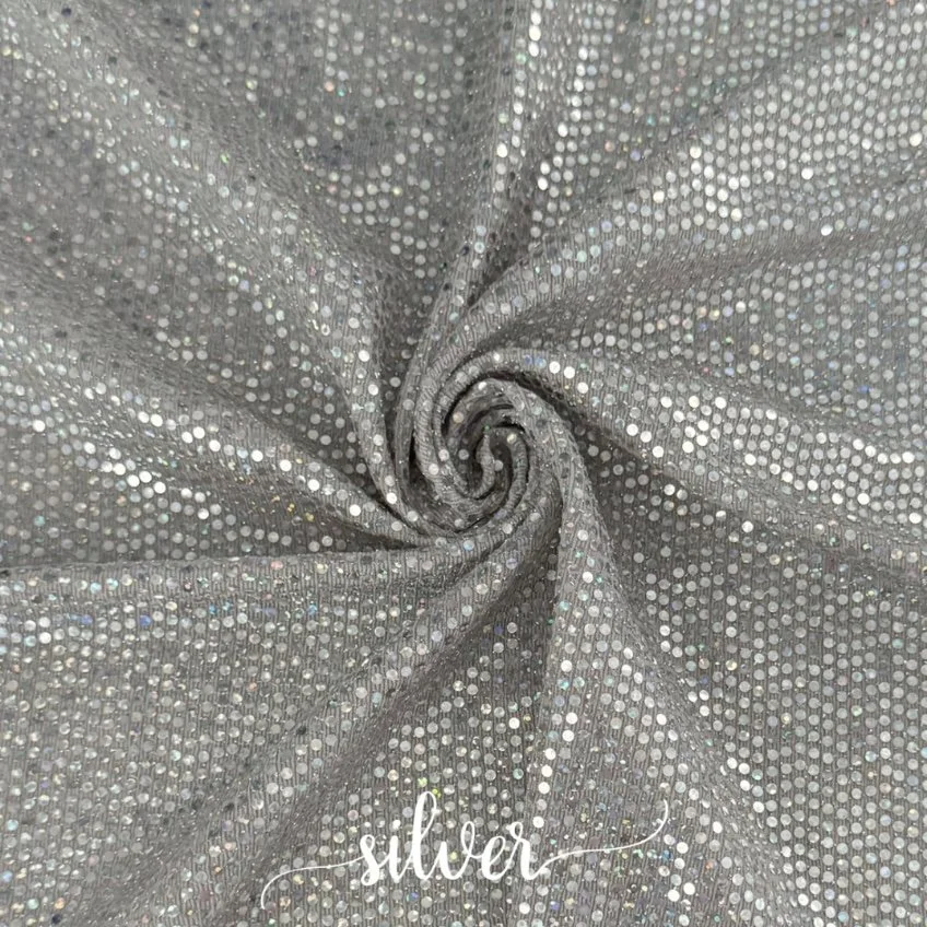 SILVER DISCO DOTS