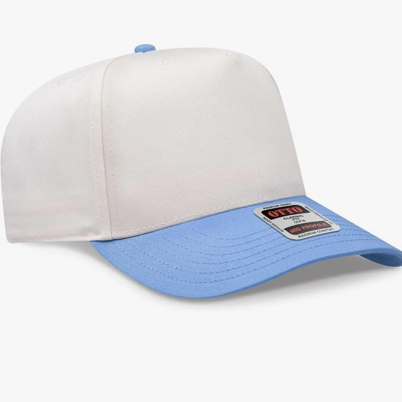 COL. BLUE & NATURAL SNAPBACK HAT