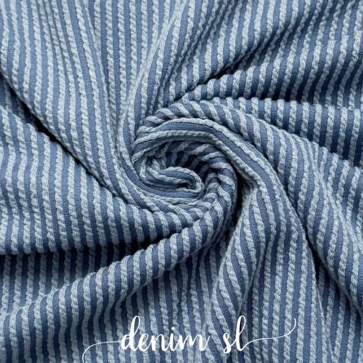 DENIM SL WAVED RIB