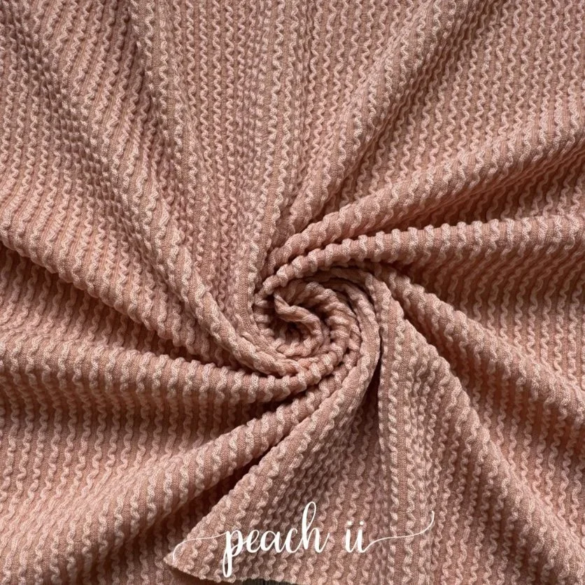 PEACH II WAVED RIB