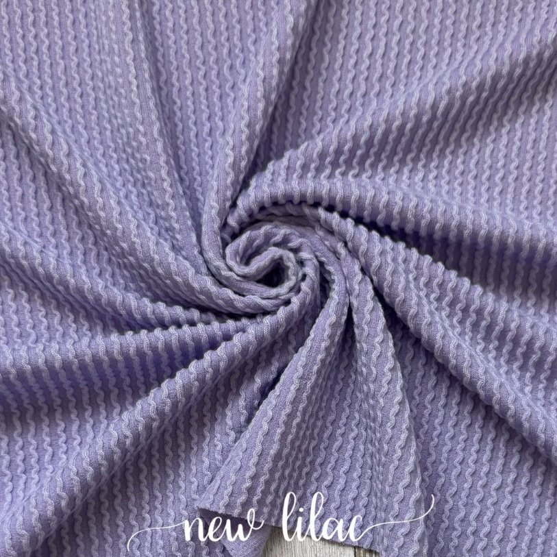 NEW LILAC WAVED RIB
