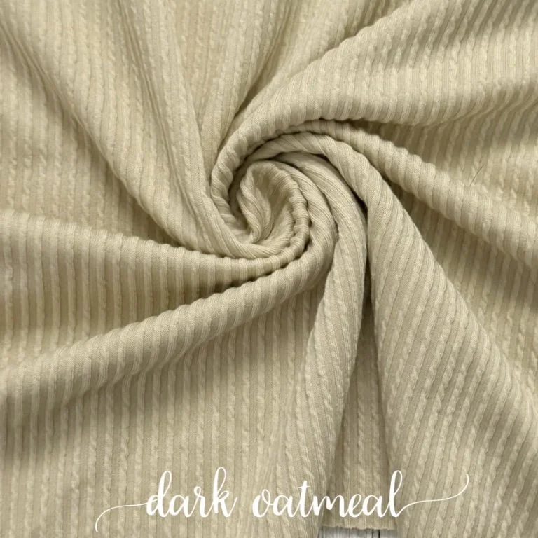 DARK OATMEAL WAVED RIB
