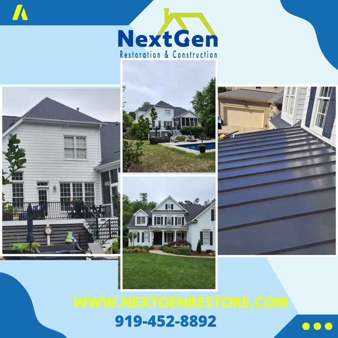 Storm damage? 
Call us for a free inspection.  We specialize in residential exterior repairs. 
Let us work with your insurance company and get you a new roof!
#apexnc #roof #raleigh #raleighnc