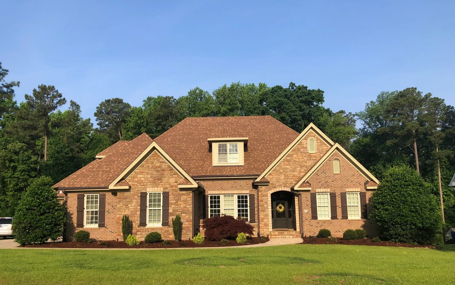 Residential shingle roof