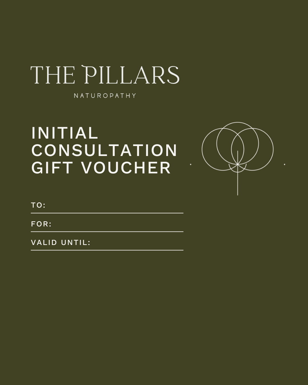 Initial Naturopathic Consultation – Gift Voucher