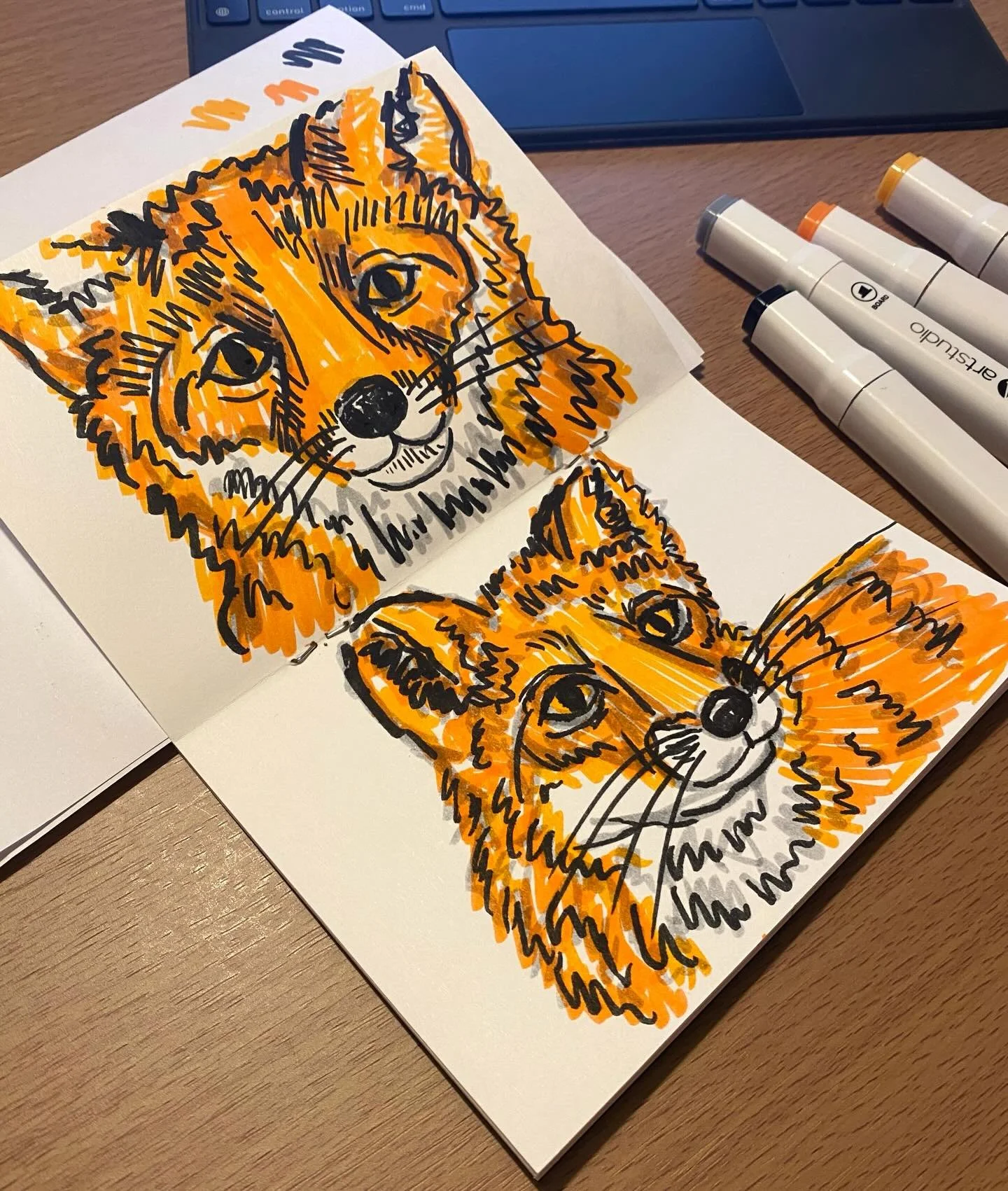 Testing pens 🦊✍🏻

#sketch #sketchbook #fox #foxillustration #animalillustration