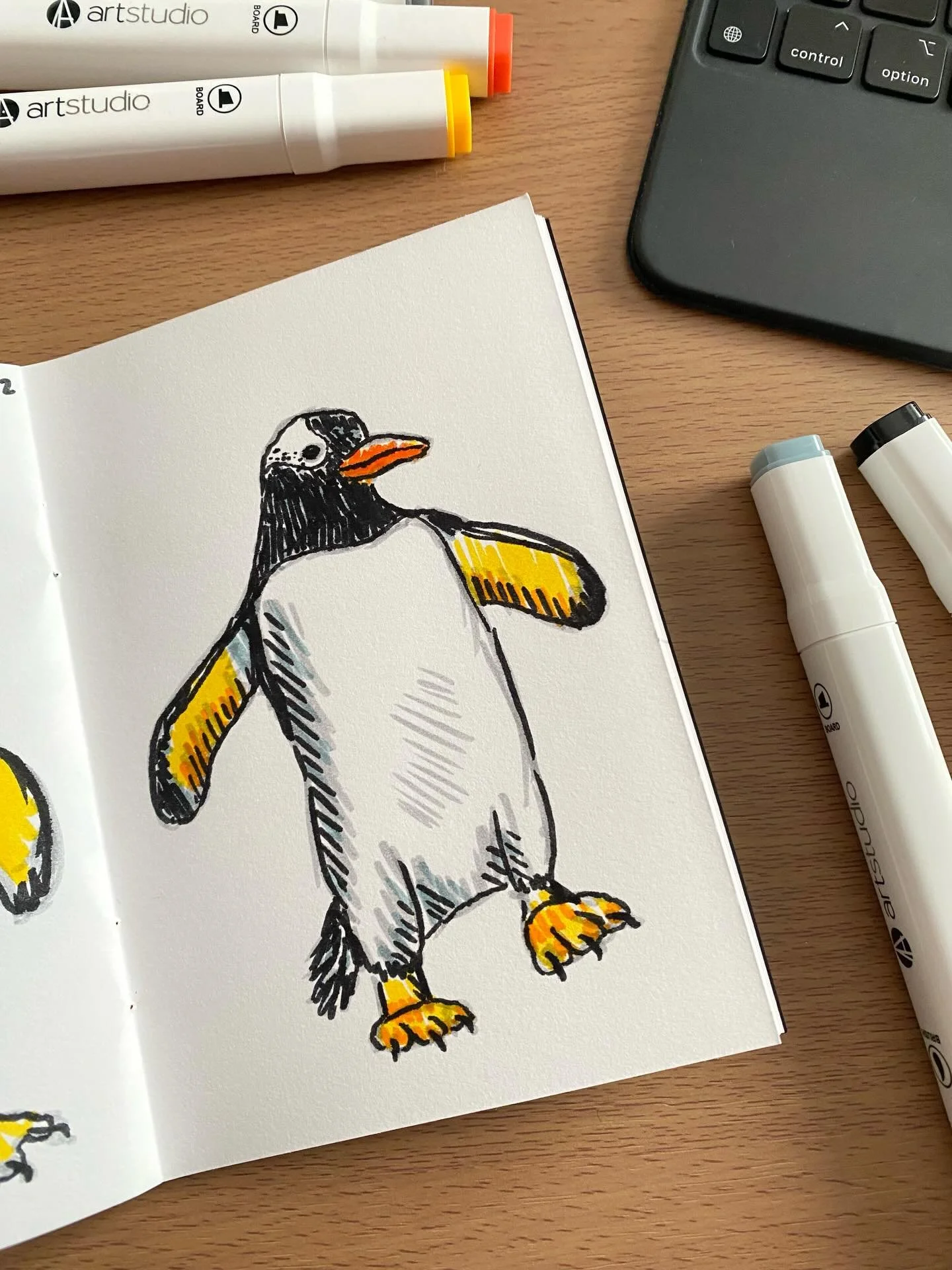 Actually found some pens I like 😌🐧

#penguin #sketch #sketchbook #animalillustration #illustration