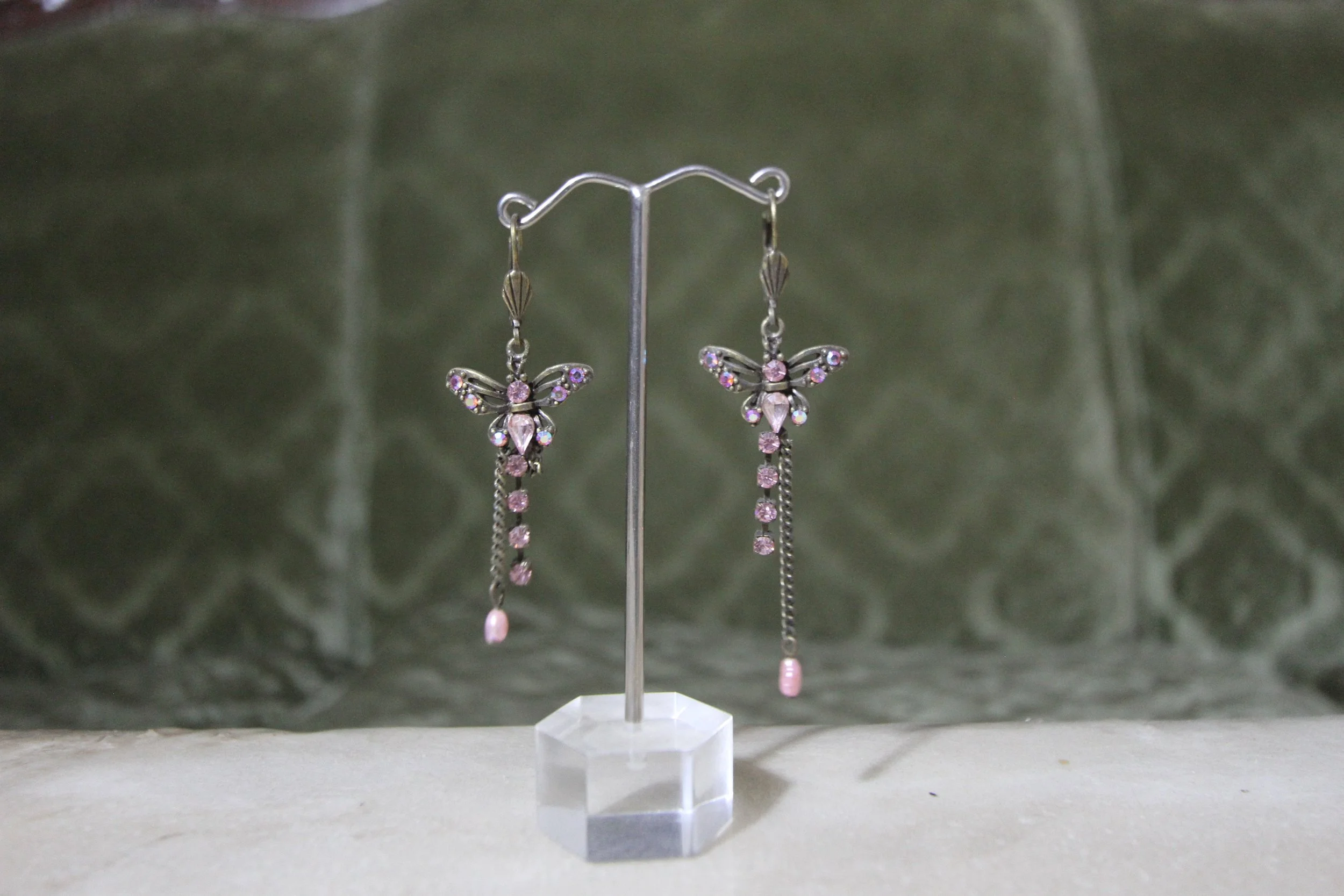Vintage Butterfly Earrings