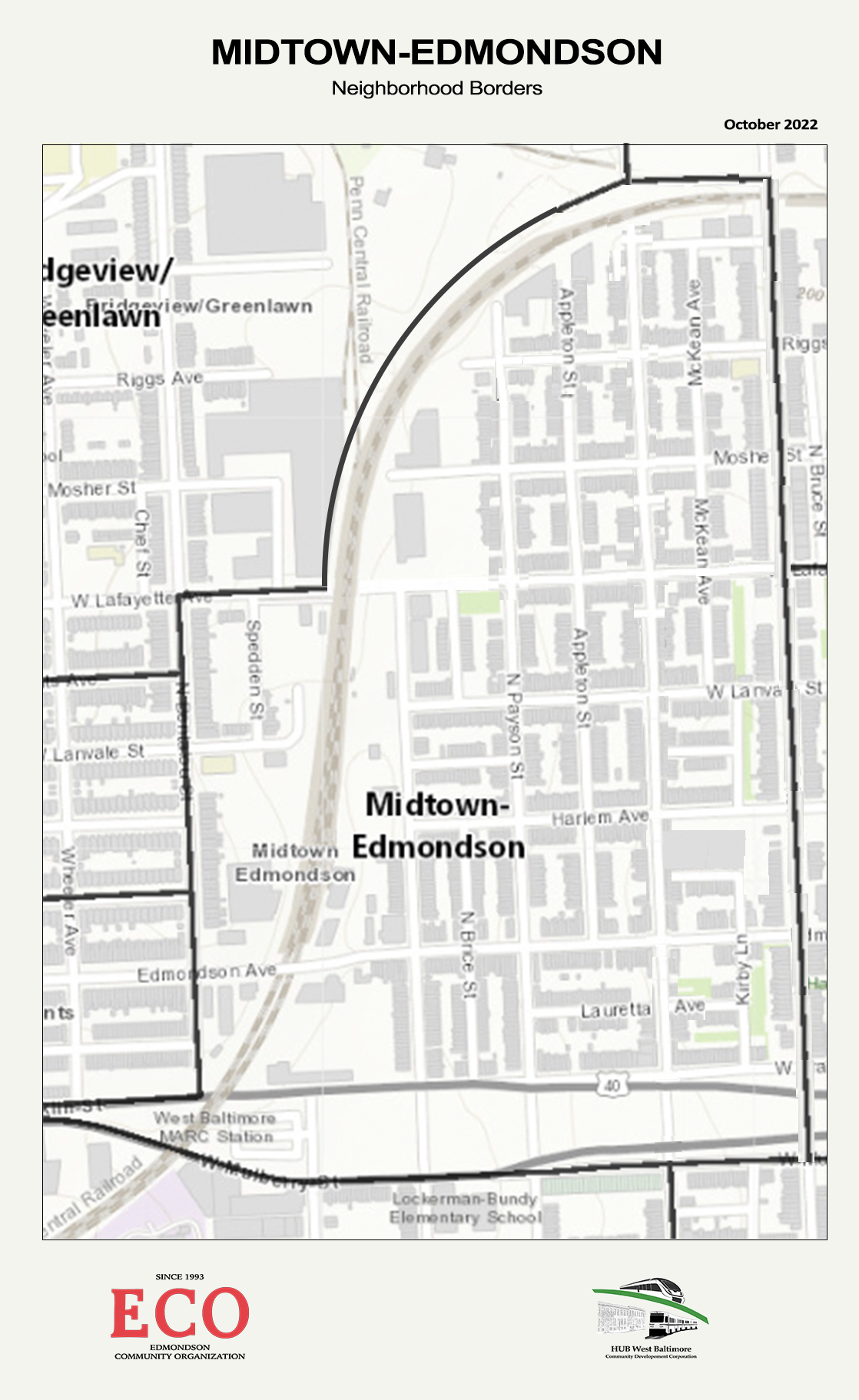 MidtownEdmondson Official Boundaries — Edmondson Community Organization