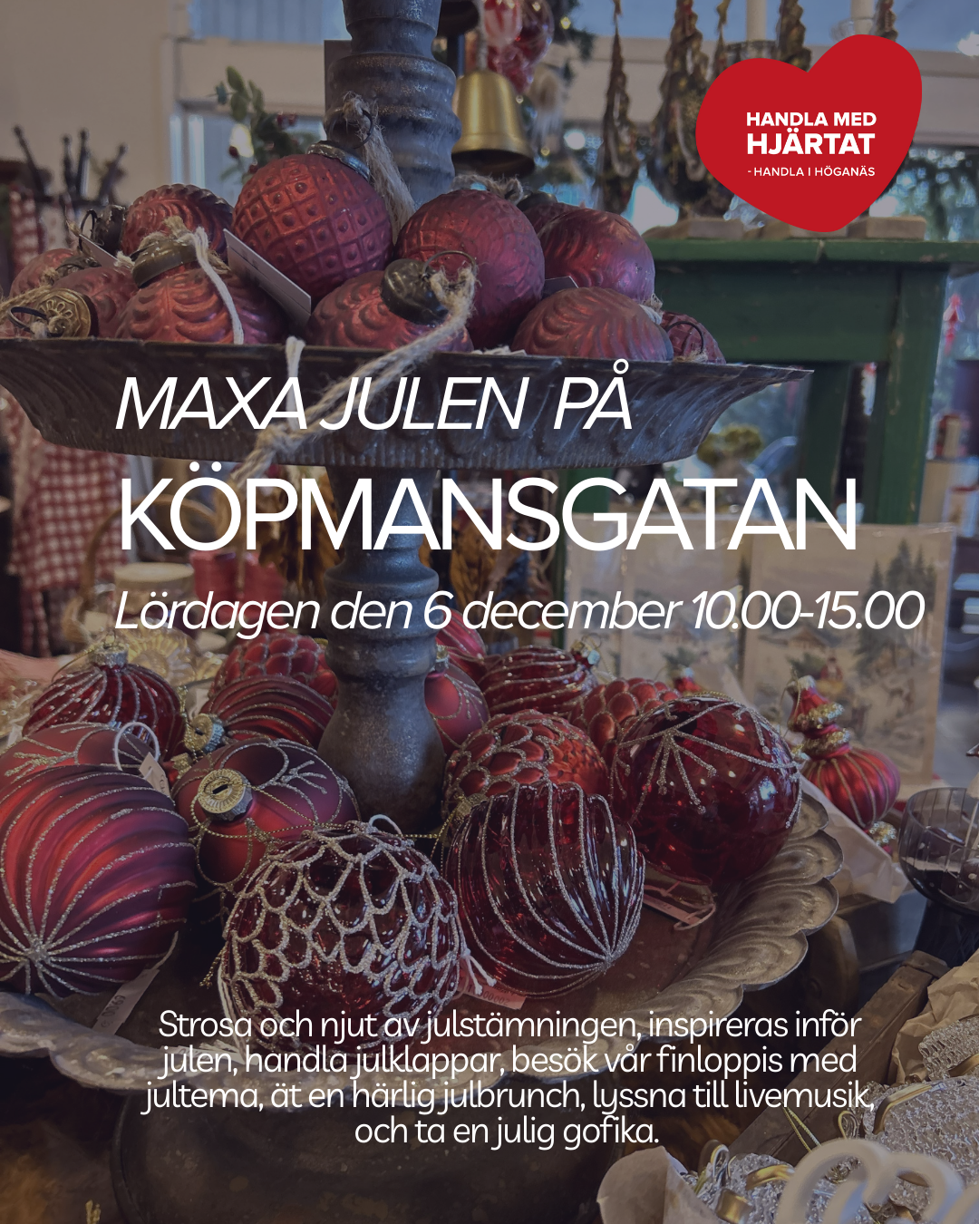 Maxa julen på Köpmansgatan 