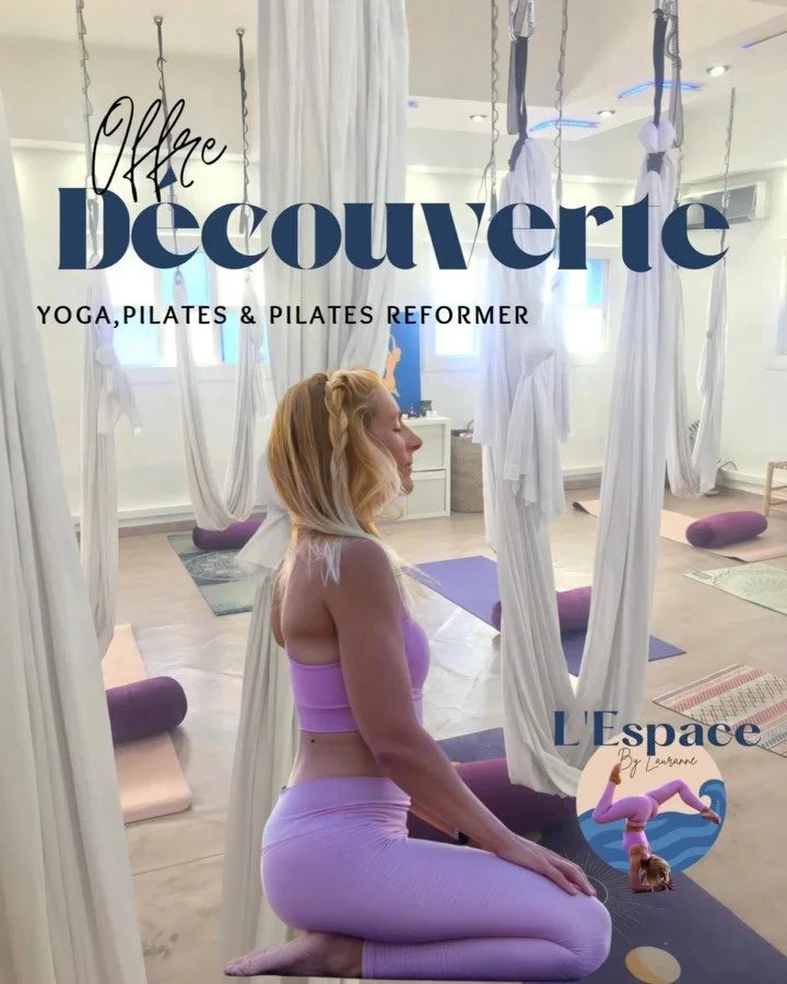 Pr&ecirc;te pour une offre d&eacute;couverte sp&eacute;ciale fin d&rsquo;ann&eacute;e ✨🎄 ?
Du 6 au 31/12 profitez d&rsquo;un pack exceptionnel pour d&eacute;couvrir les pratiques de @lespaceagadir :
3 cours de yoga et Pilates + 1 cours de Pilates Re
