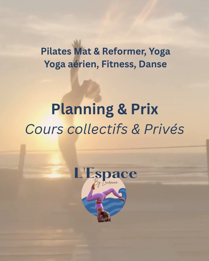Hello Juillet ☀️ !
Un nouvel &eacute;t&eacute; commence et les cours gardent leur rythme entre Agadir et Tamraght 🌊

Retrouve dans les slides le planning complet des cours collectifs ainsi que les tarifs.

✨ Au programme :
🧘&zwj;♀️ Yoga Vinyasa
🌙 