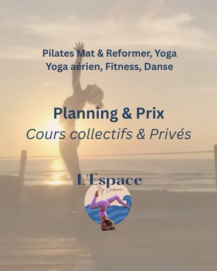 C&rsquo;est la rentr&eacute;e !
Une nouvelle saison commence entre Agadir et Tamraght 🌊
Retrouve dans les slides le planning complet des cours ainsi que les tarifs !

Au programme :
🧘&zwj;♀️ Yoga Vinyasa
🌙 Yoga doux
🤸&zwj;♀️ Aerial Yoga
💪 Pilate