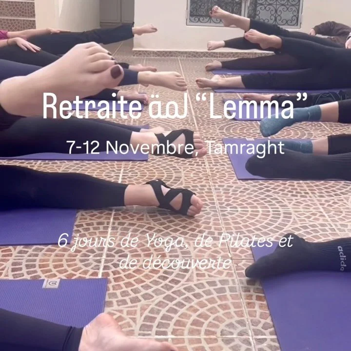 Une derni&egrave;re place pour la retraite لمة Lemma ✨
Du 7 au 12 novembre &agrave; Tamraght, on se retrouve en petit comit&eacute; pour 6 jours entre yoga, Pilates, oc&eacute;an, d&eacute;sert et montagne, bons repas et moments suspendus.
Il reste 1