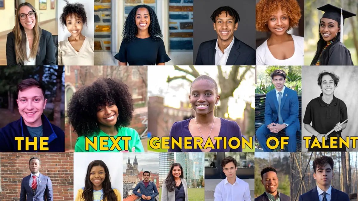 a photo collage of Hive students titled, "The Next Generation of Talent"