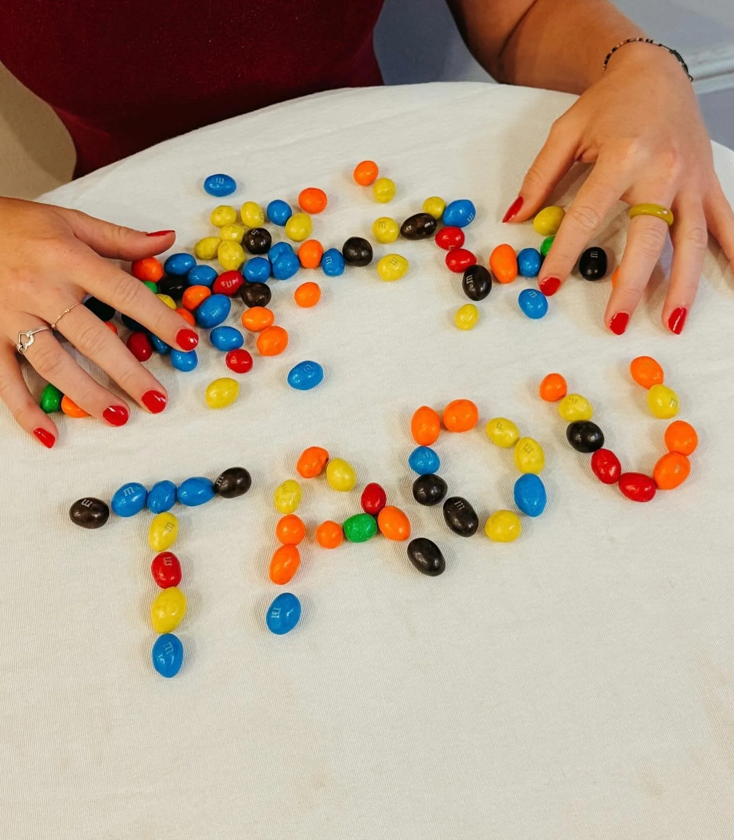 TAOU - The Art Of Us. It’s all about US, this community, connection, collaboration and sweetness …. (Candy). 
Stop by the studio this week for a sweet treat, Pilates, modern, yin, and candy(lollipops) And stay tuned for our spooky szn m