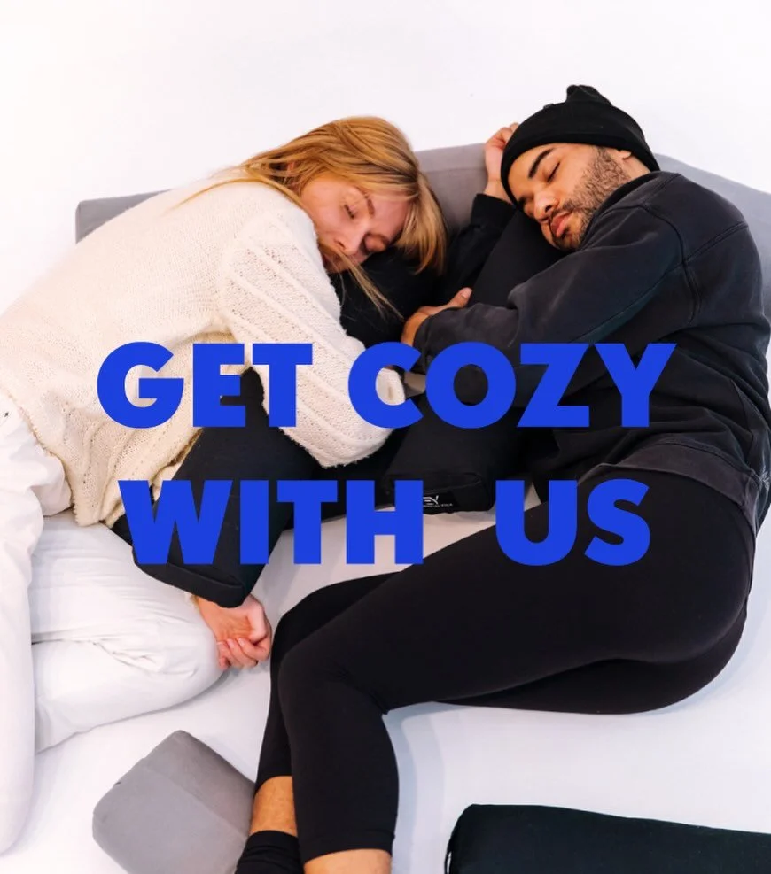 Get cozy with us this weekend! 

Tonight - 5 PM CATCH GRACE 

Saturday - 6:15 PM BREATH SOUND REIKI 

Sunday 

10 AM YIN + YANG 
5:45 PM YIN + REIKI 
6 PM SOUND