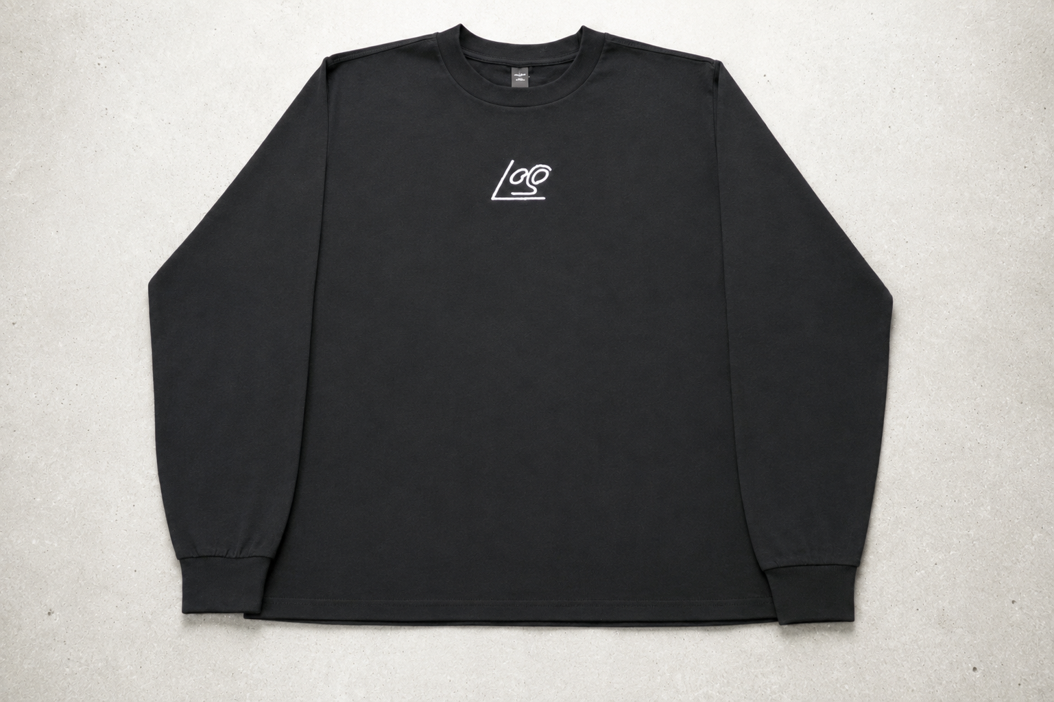 Men's Face Logo Long Sleeve