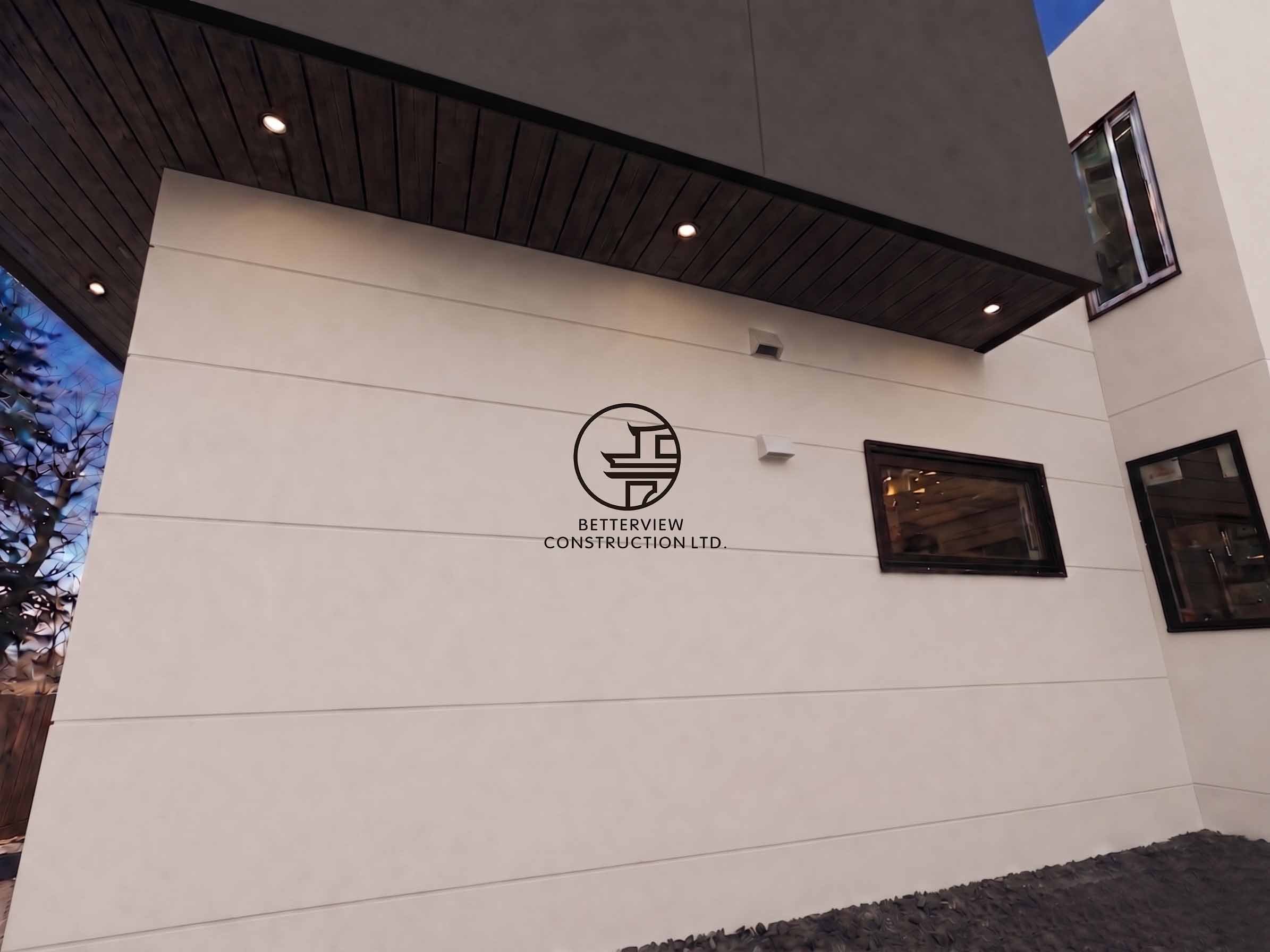 Custom home addition and rear extension by Betterview Construction Ltd., featuring large sliding glass doors, open-concept living space, and modern exterior design, demonstrating high-quality home expansion and renovation services in Toronto.