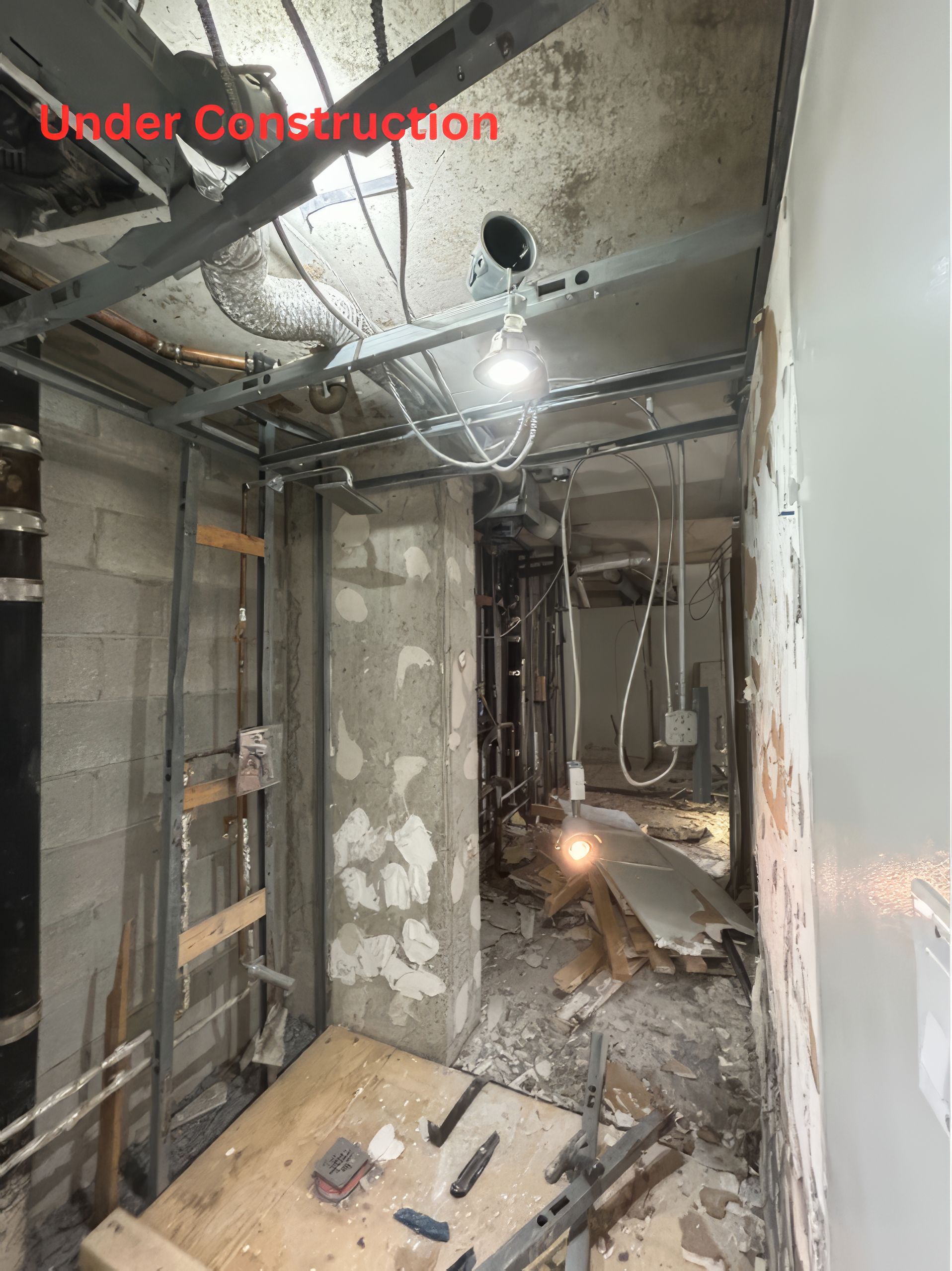 home renovation under construction in Toronto residential project