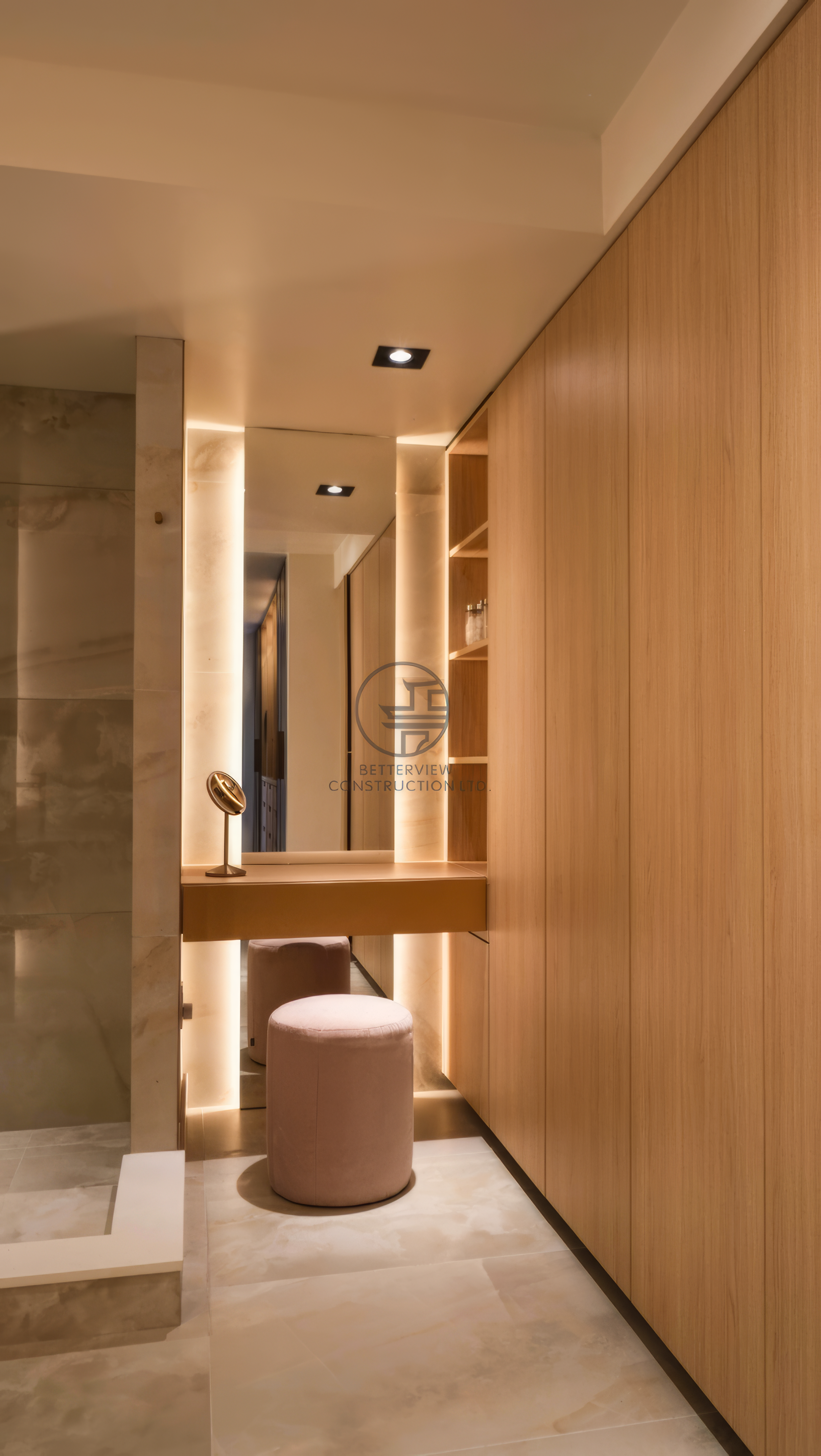 luxury bathroom vanity area in Toronto home renovation