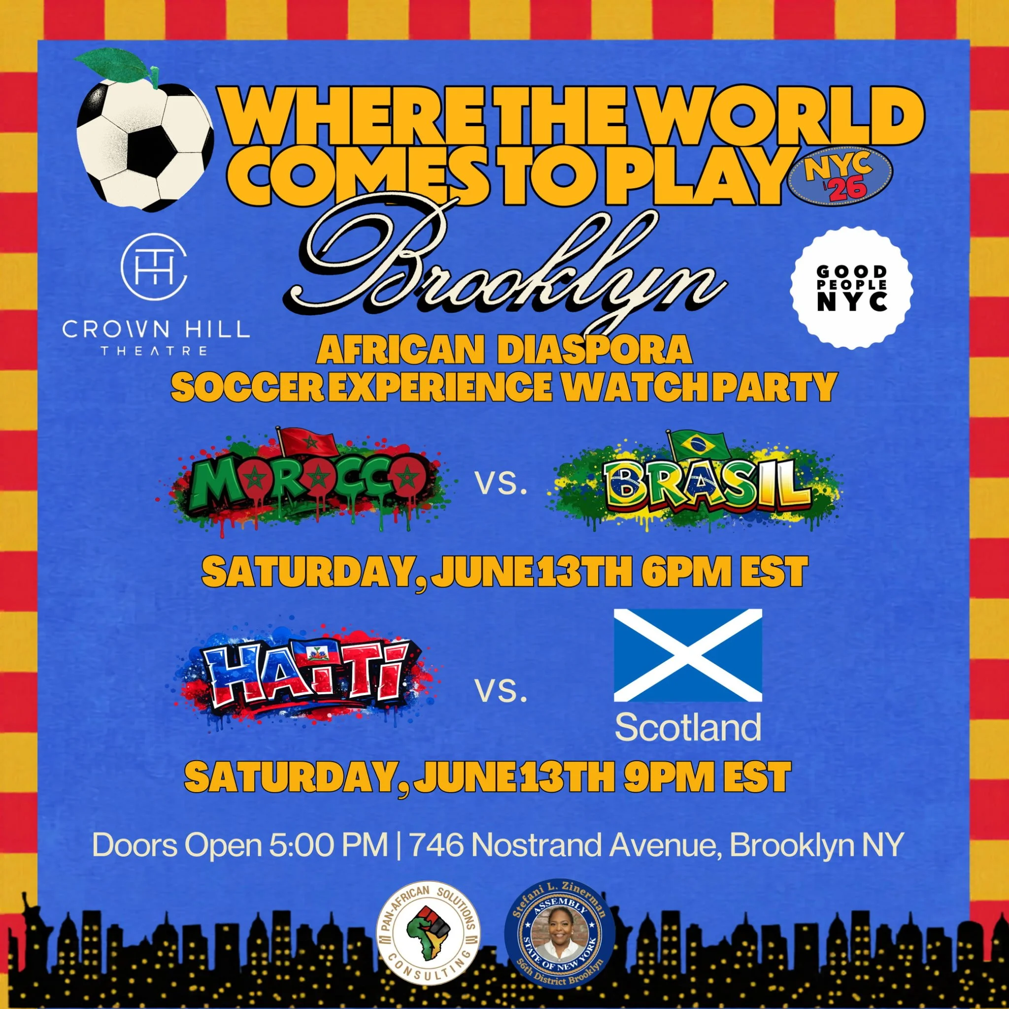 Brazil vs. Morocco + Haiti vs. Scotland