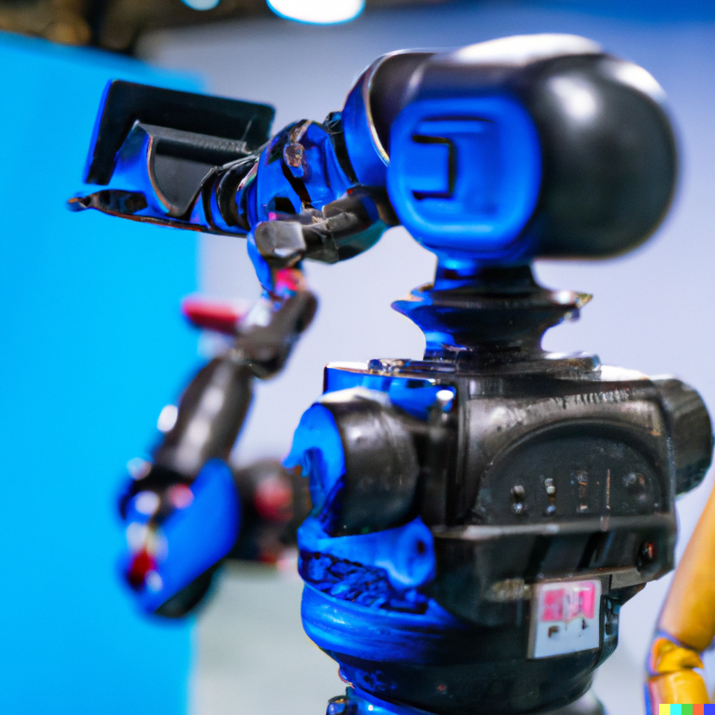 DALL·E 2022-12-26 18.22.15 - ai robot camera operator with a camera directing a movie.png