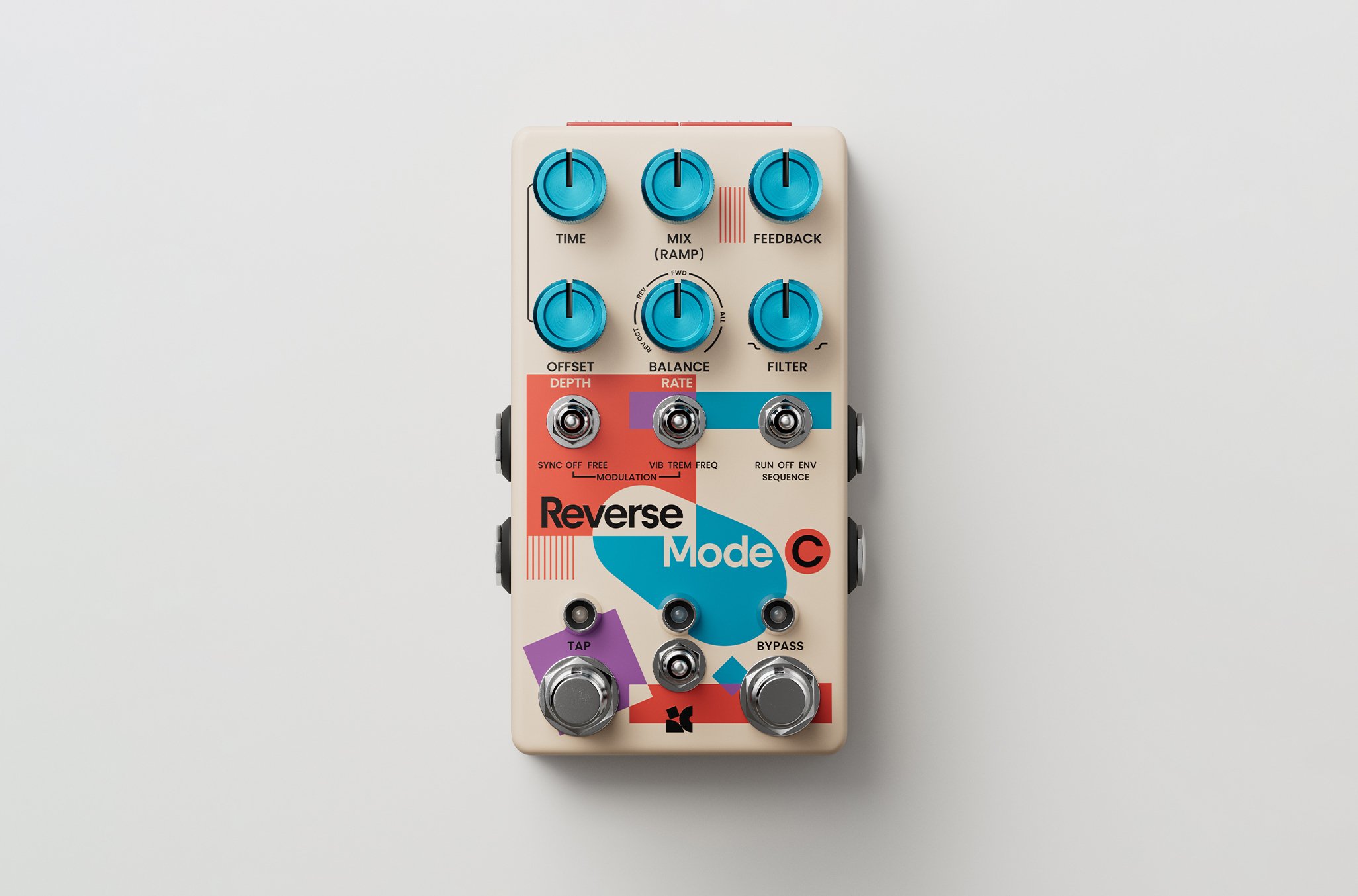 Reverse Mode C "2025" Colorway effects pedal by Chase Bliss.